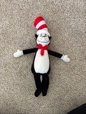 Dr. Seuss Cat in the Hat Plush – Red, White, Black
